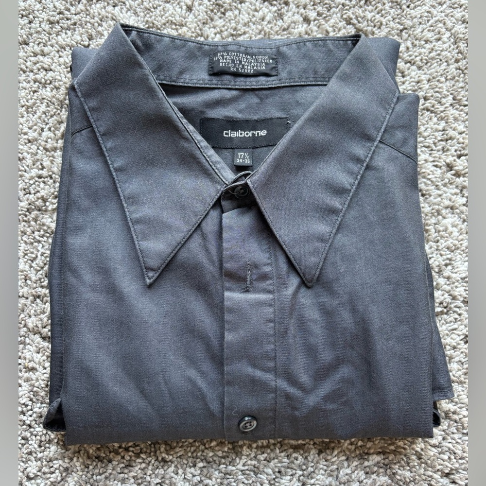 Liz Claiborne Men’s dress shirt Sz 17 1/2 EUC
